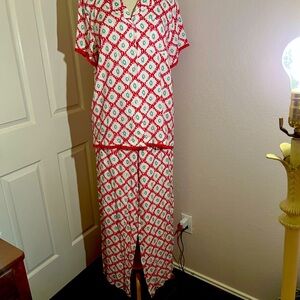 NWT PINK PRINT PJ SET. SIZE M